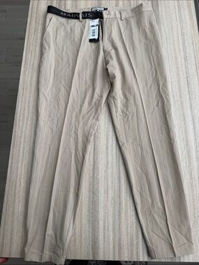Mauvais Tan Pinstripe Men's Dress Pants